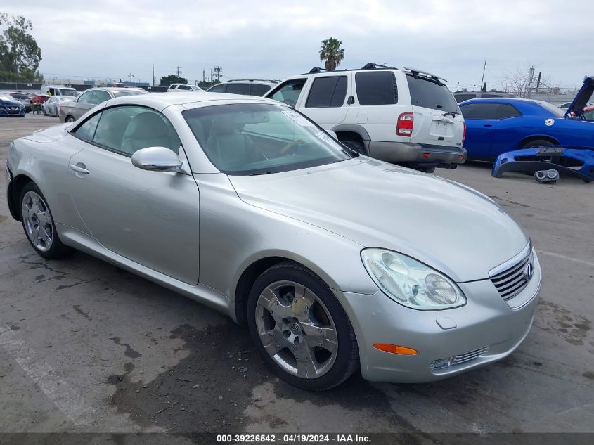 2004 Lexus Sc 430 VIN: JTHFN48Y940051093 Lot: 39226542