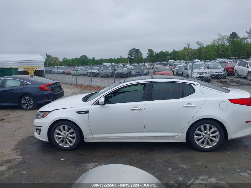 2014 Kia Optima Ex VIN: 5XXGN4A72EG307789 Lot: 39226563