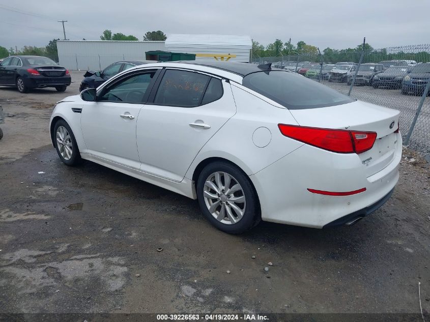 2014 Kia Optima Ex VIN: 5XXGN4A72EG307789 Lot: 39226563