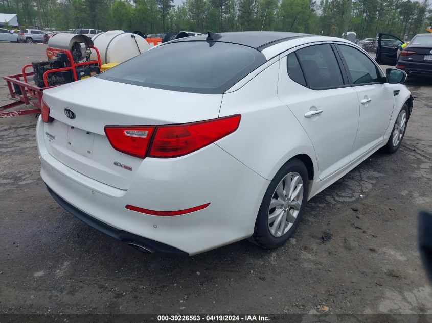 2014 Kia Optima Ex VIN: 5XXGN4A72EG307789 Lot: 39226563