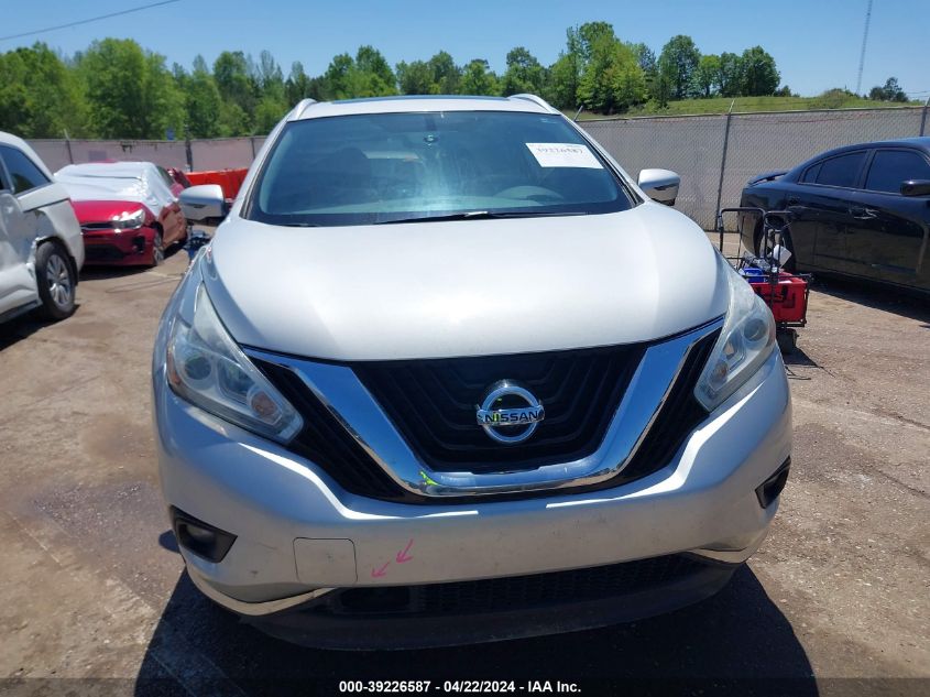 2017 Nissan Murano Platinum VIN: 5N1AZ2MG4HN186245 Lot: 49259694