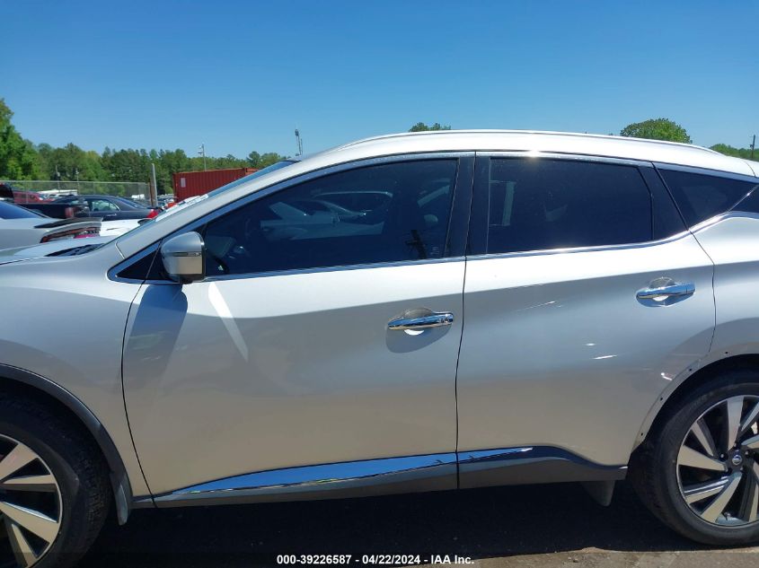 2017 Nissan Murano Platinum VIN: 5N1AZ2MG4HN186245 Lot: 49259694