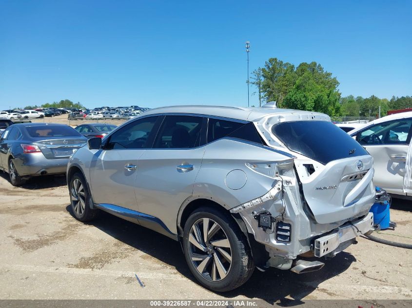 2017 Nissan Murano Platinum VIN: 5N1AZ2MG4HN186245 Lot: 49259694