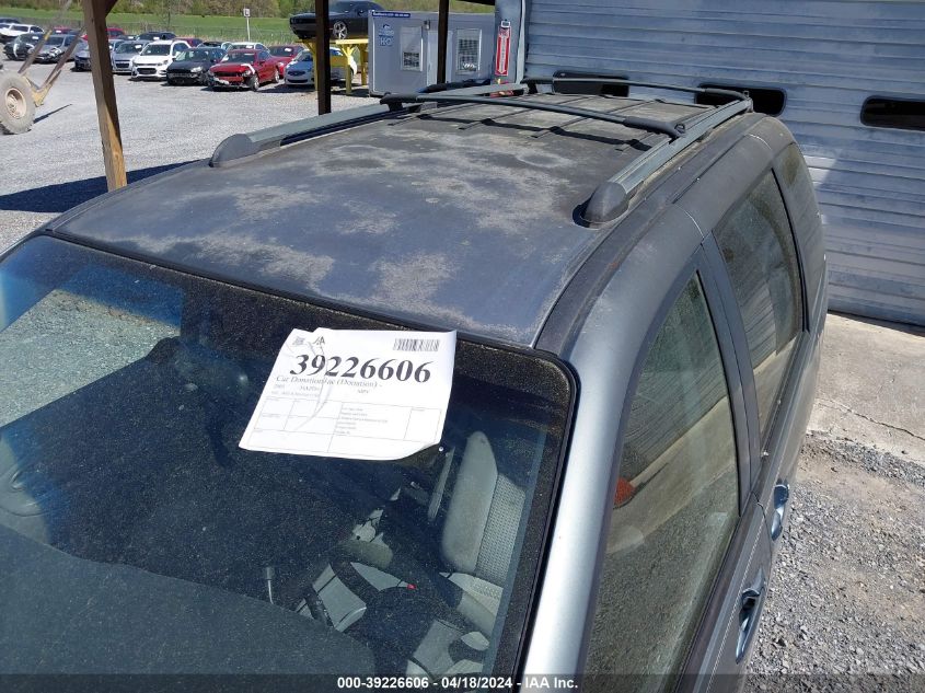 2005 Mazda Mpv Lx VIN: JM3LW28A450537280 Lot: 39226606