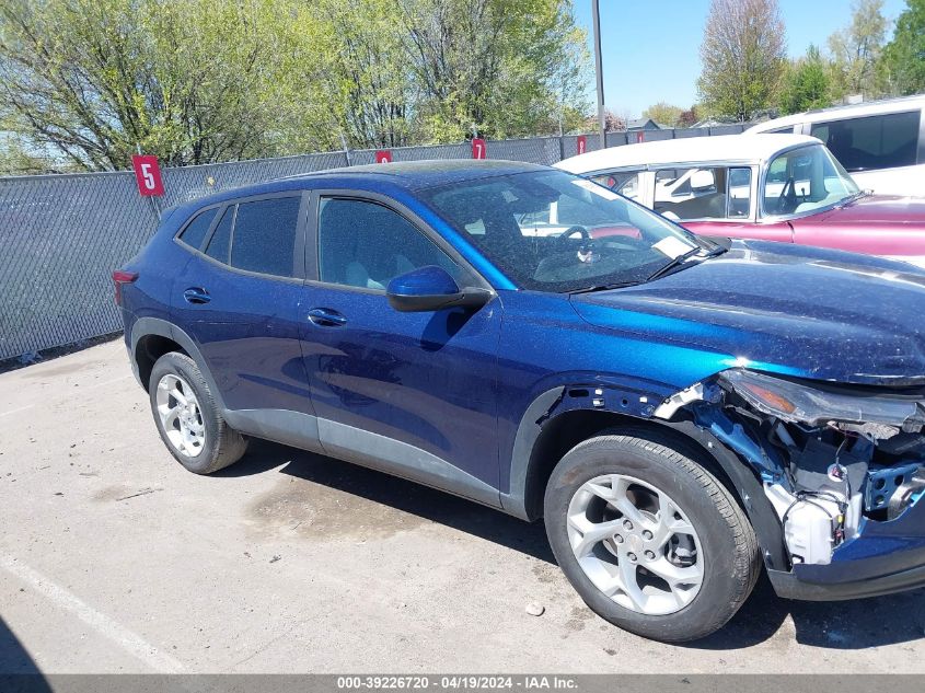 2024 Chevrolet Trax Fwd Sp VIN: KL77LFE2XRC026553 Lot: 40778624