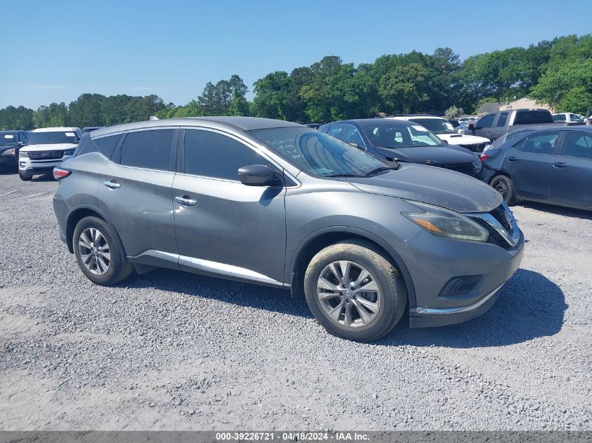 2018 Nissan Murano S VIN: 5N1AZ2MGXJN150145 Lot: 39226721