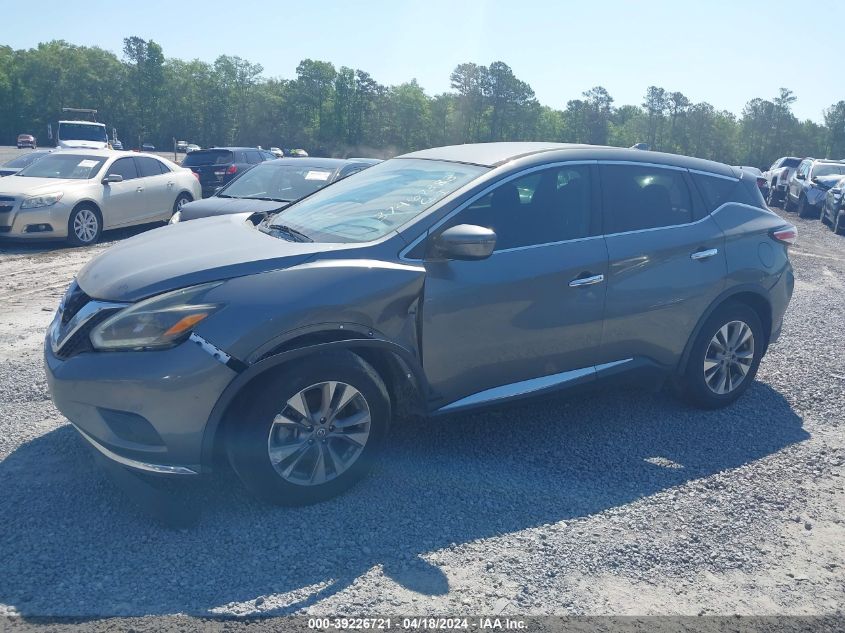 2018 Nissan Murano S VIN: 5N1AZ2MGXJN150145 Lot: 39226721