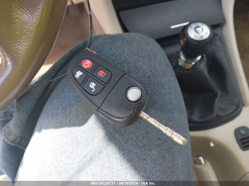 2002 Jaguar X-Type 2.5L VIN: SAJEB51D72XC35847 Lot: 39226731