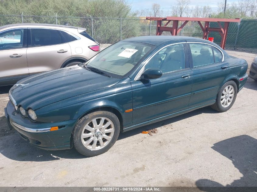 2002 Jaguar X-Type 2.5L VIN: SAJEB51D72XC35847 Lot: 39226731