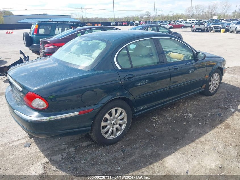 2002 Jaguar X-Type 2.5L VIN: SAJEB51D72XC35847 Lot: 39226731