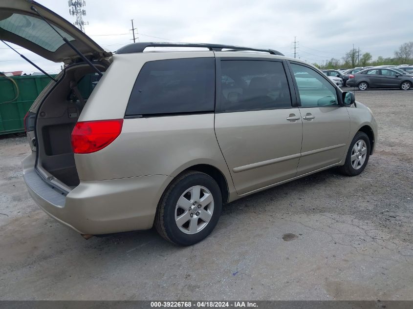 2009 Toyota Sienna Le VIN: 5TDZK23C69S254826 Lot: 39226768