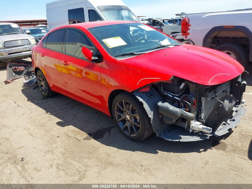 2016 Dodge Dart Se VIN: 1C3CDFAA9GD750497 Lot: 39226785