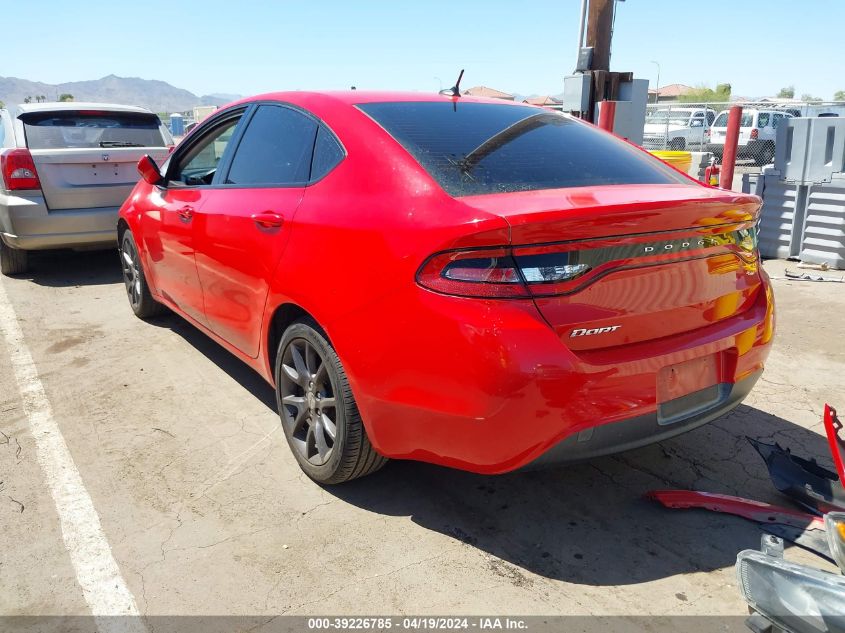 2016 Dodge Dart Se VIN: 1C3CDFAA9GD750497 Lot: 39226785