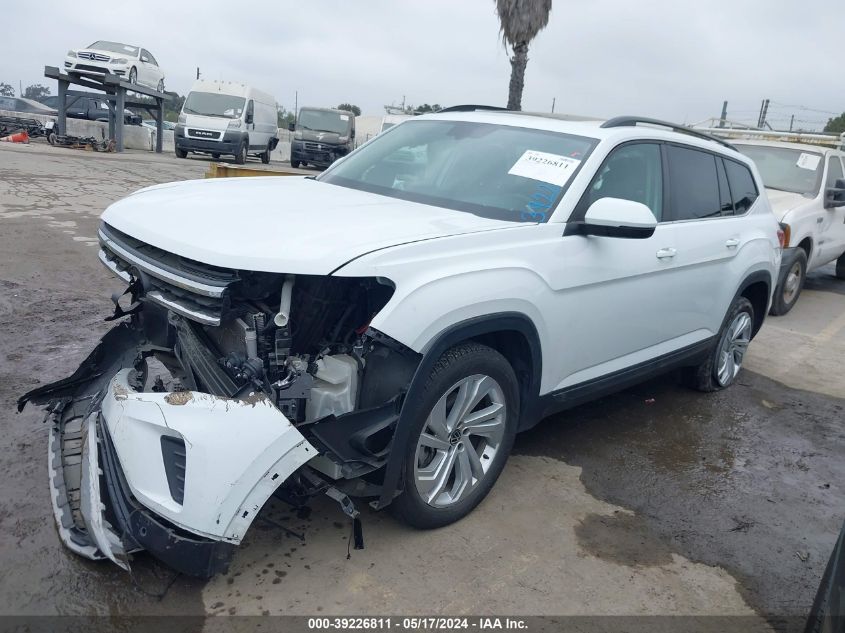 2022 Volkswagen Atlas 3.6L V6 Se W/Technology VIN: 1V2KR2CA1NC501286 Lot: 39226811