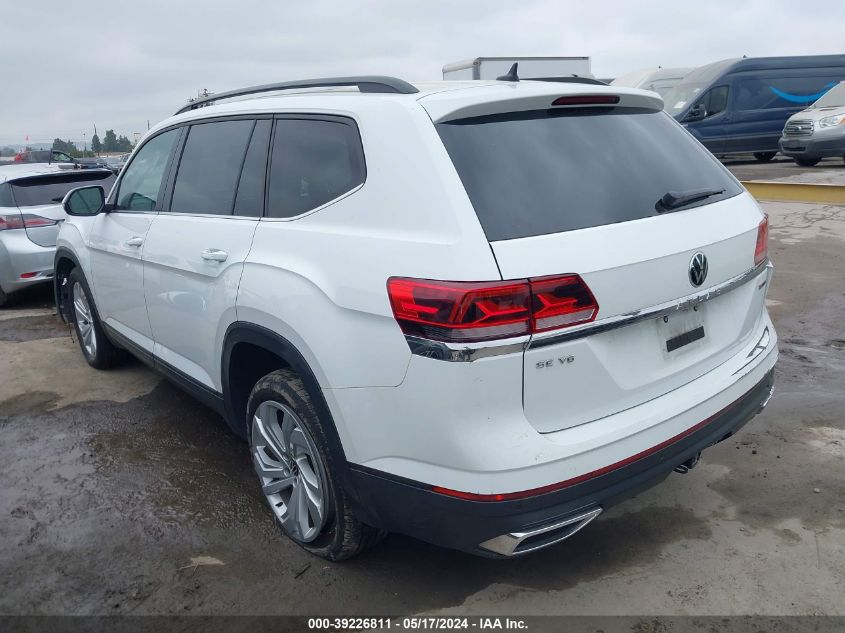 2022 Volkswagen Atlas 3.6L V6 Se W/Technology VIN: 1V2KR2CA1NC501286 Lot: 39226811