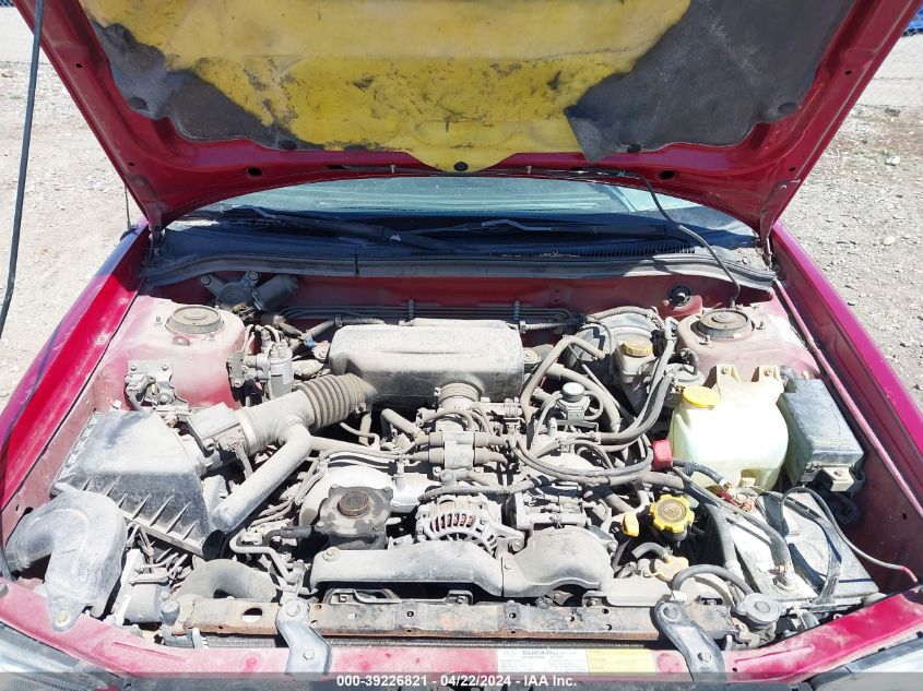 1998 Subaru Forester S VIN: JF1SF6555WH766515 Lot: 39226821