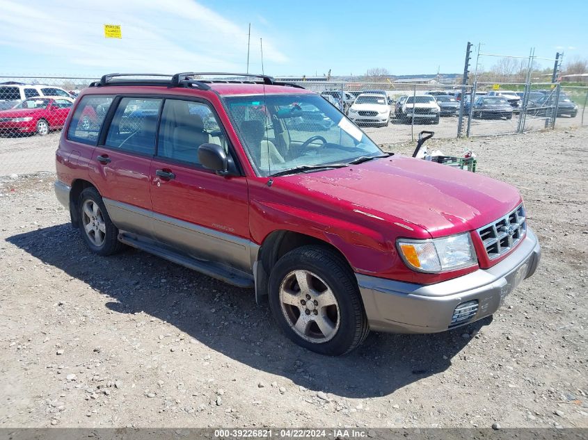 1998 Subaru Forester S VIN: JF1SF6555WH766515 Lot: 39226821