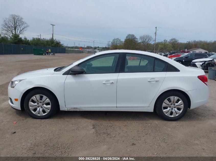 2014 Chevrolet Cruze Ls Auto VIN: 1G1PA5SH9E7285428 Lot: 39226825