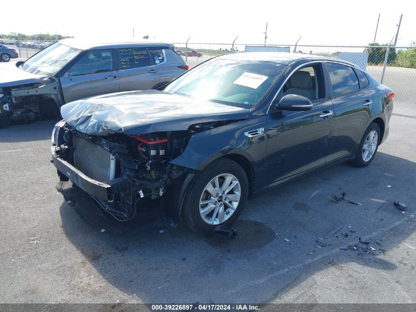 KNAGT4L3XG5084356 | 2016 KIA OPTIMA