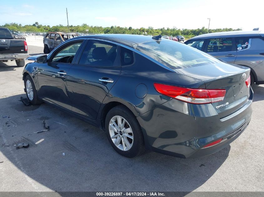 KNAGT4L3XG5084356 | 2016 KIA OPTIMA