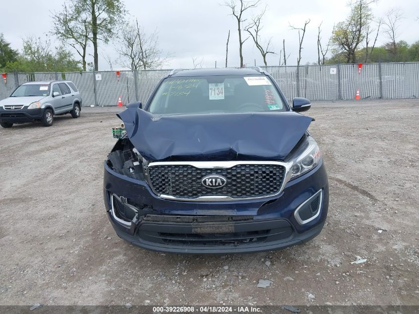 2018 Kia Sorento 2.4L Lx VIN: 5XYPG4A36JG395663 Lot: 39226908