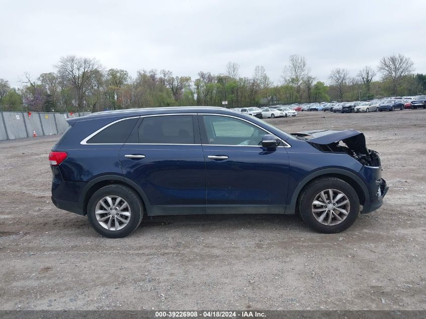 5XYPG4A36JG395663 2018 Kia Sorento 2.4L Lx