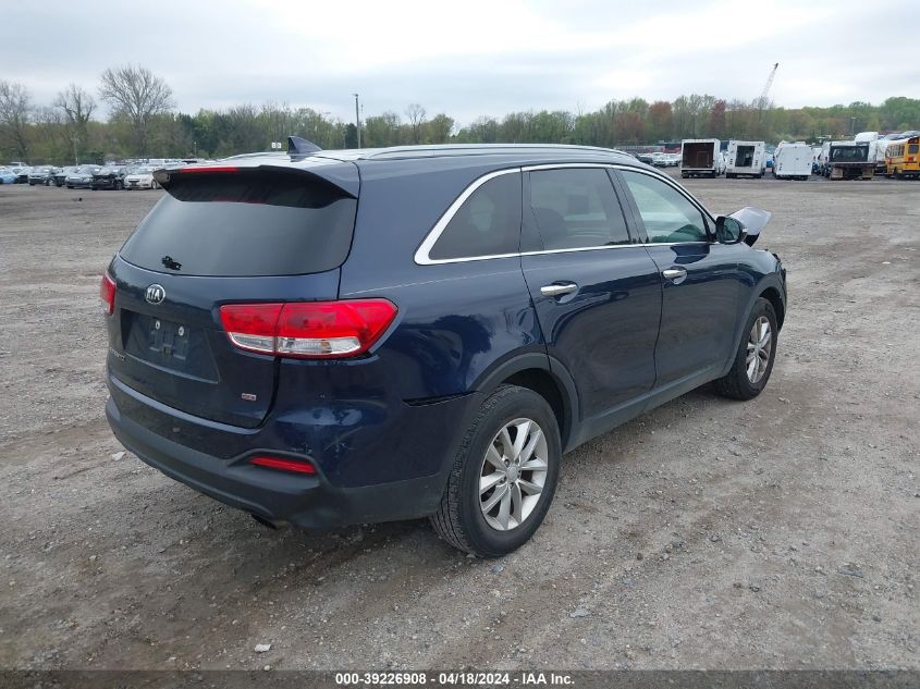 5XYPG4A36JG395663 2018 Kia Sorento 2.4L Lx