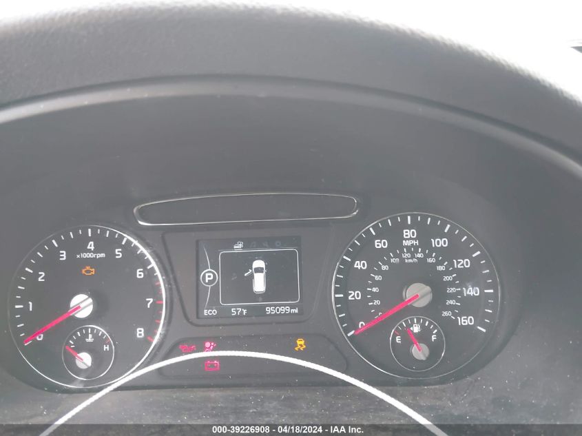 5XYPG4A36JG395663 2018 Kia Sorento 2.4L Lx