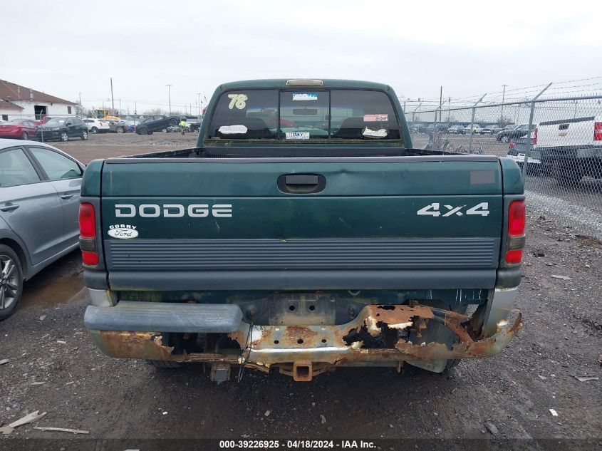 1998 Dodge Ram 2500 St VIN: 1B7KF23Z8WJ106700 Lot: 39226925