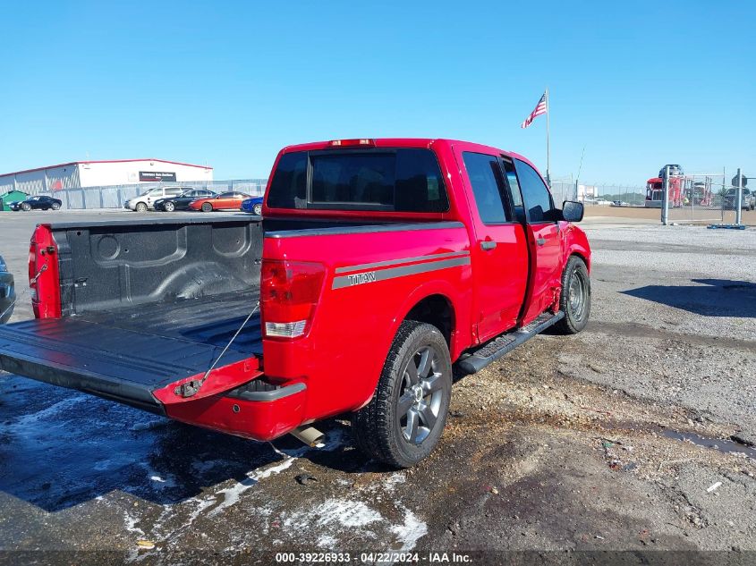 2012 Nissan Titan Sv VIN: 1N6BA0EK0CN321590 Lot: 39226933