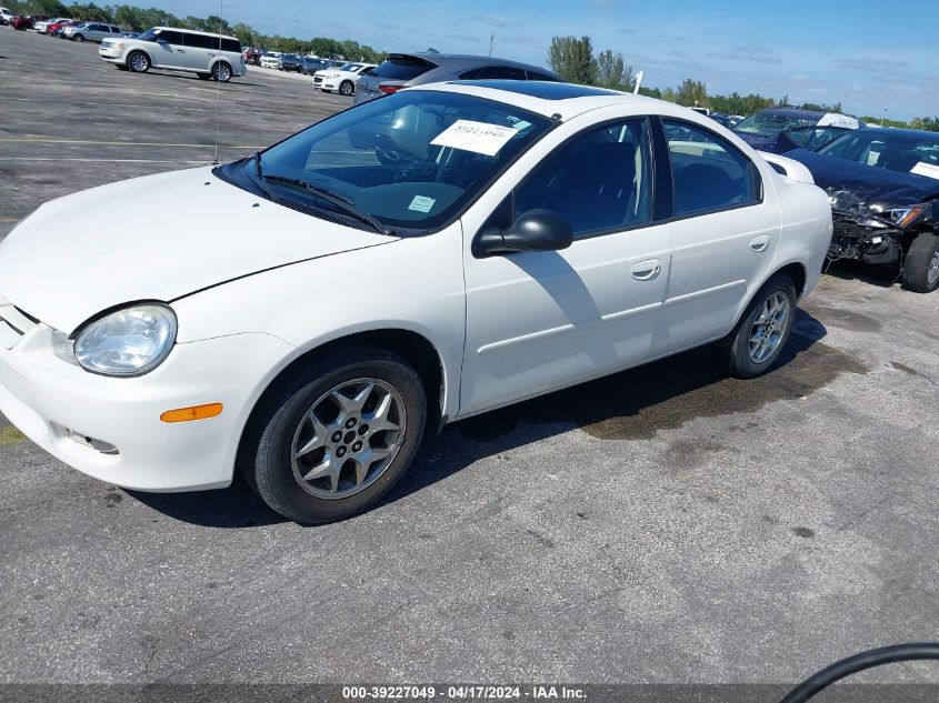 1B3ES56C02D652788 | 2002 DODGE NEON