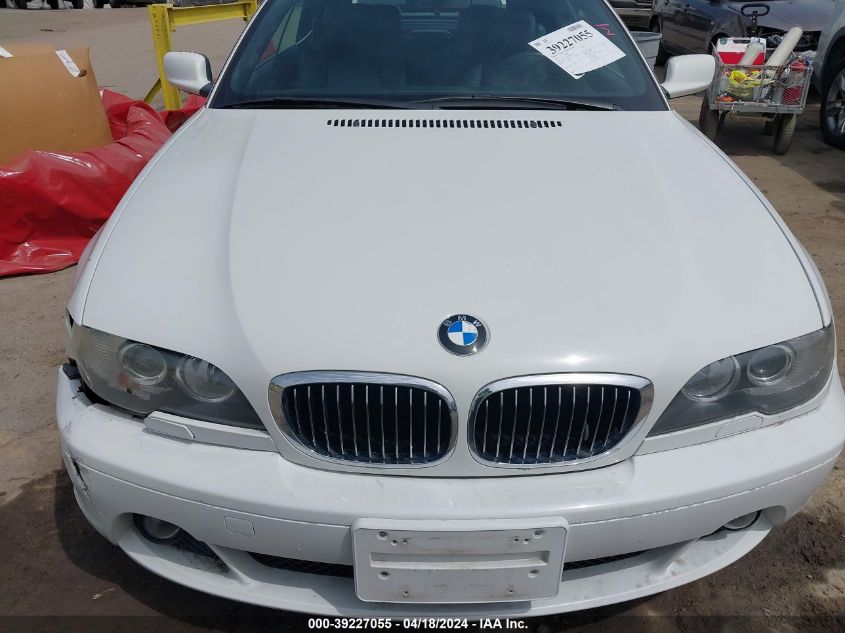 2004 BMW 325Ci VIN: WBABW33494PG98323 Lot: 39227055