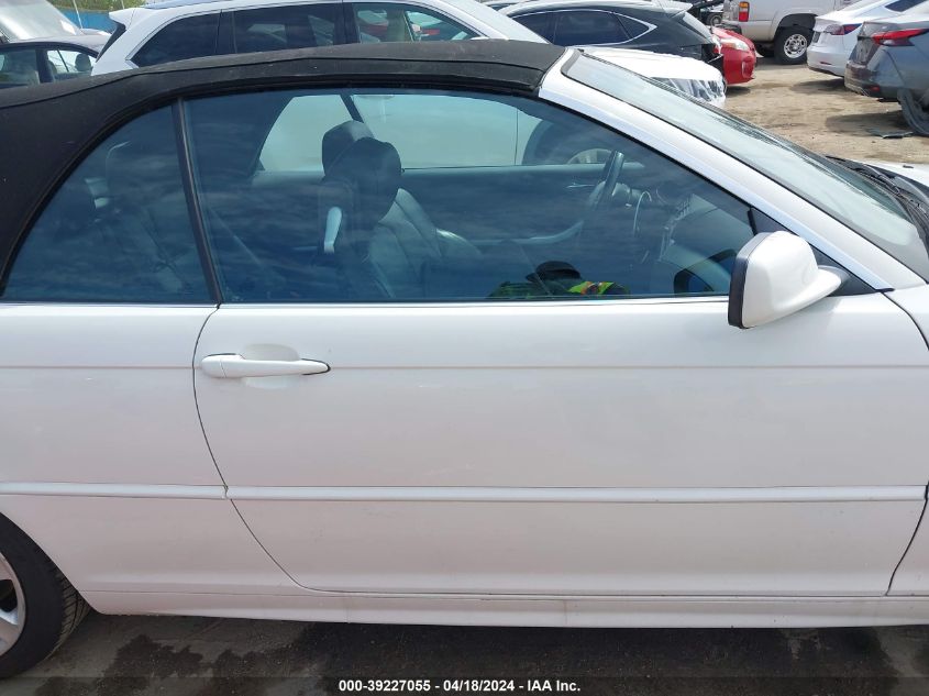 2004 BMW 325Ci VIN: WBABW33494PG98323 Lot: 39227055