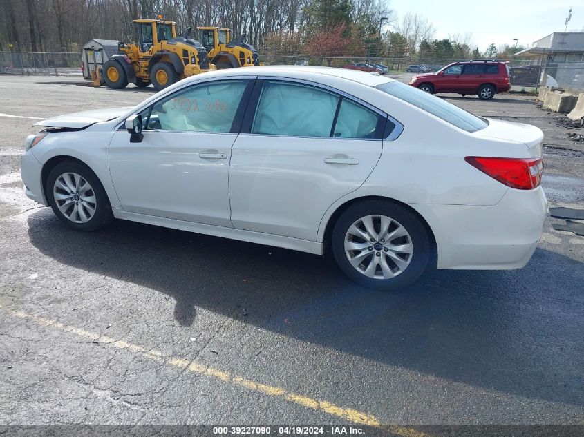 2015 Subaru Legacy 2.5I Premium VIN: 4S3BNAN6XG3025963 Lot: 39227090