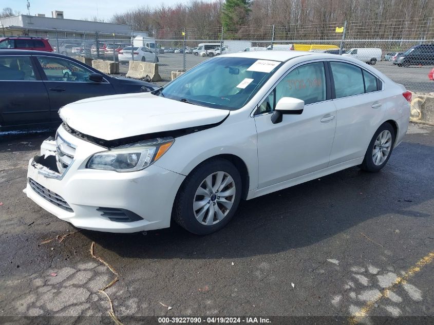 2015 Subaru Legacy 2.5I Premium VIN: 4S3BNAN6XG3025963 Lot: 39227090