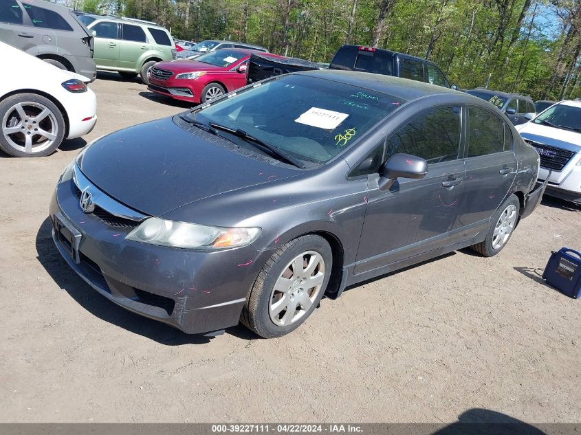 2010 Honda Civic Lx VIN: 2HGFA1F59AH576975 Lot: 51146354