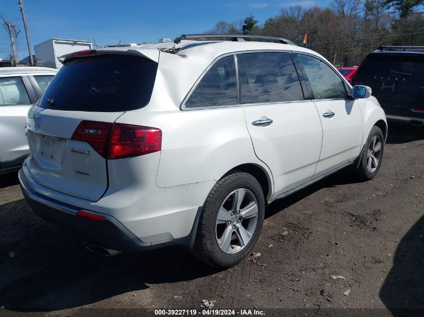 2012 Acura Mdx Technology Package VIN: 2HNYD2H4XCH511039 Lot: 39227119