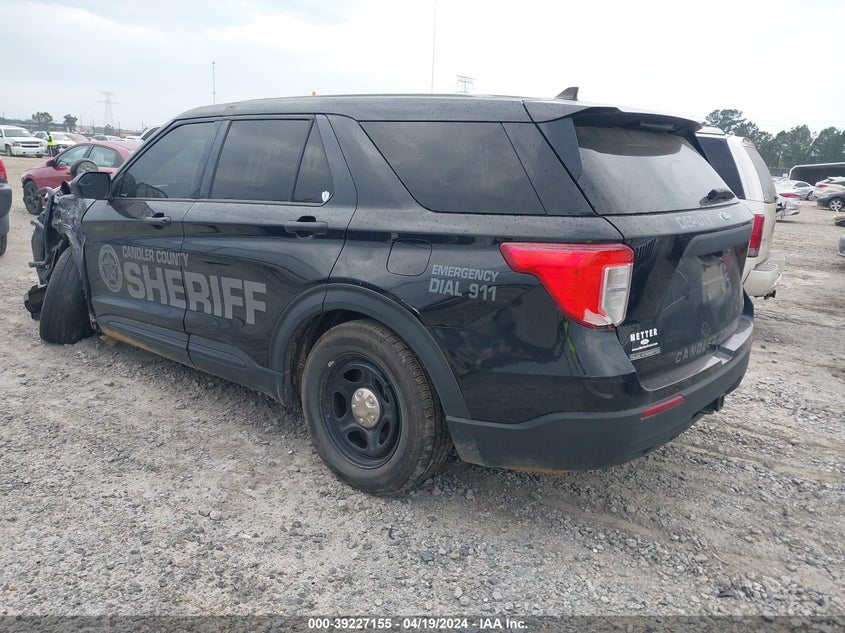 VIN 1FM5K8AC2MNA05762 2021 FORD POLICE INTERCEPTOR UTILITY