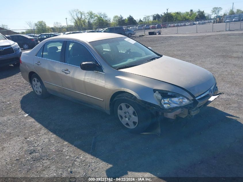 2006 Honda Accord 2.4 Lx VIN: 1HGCM56476A002034 Lot: 43273694