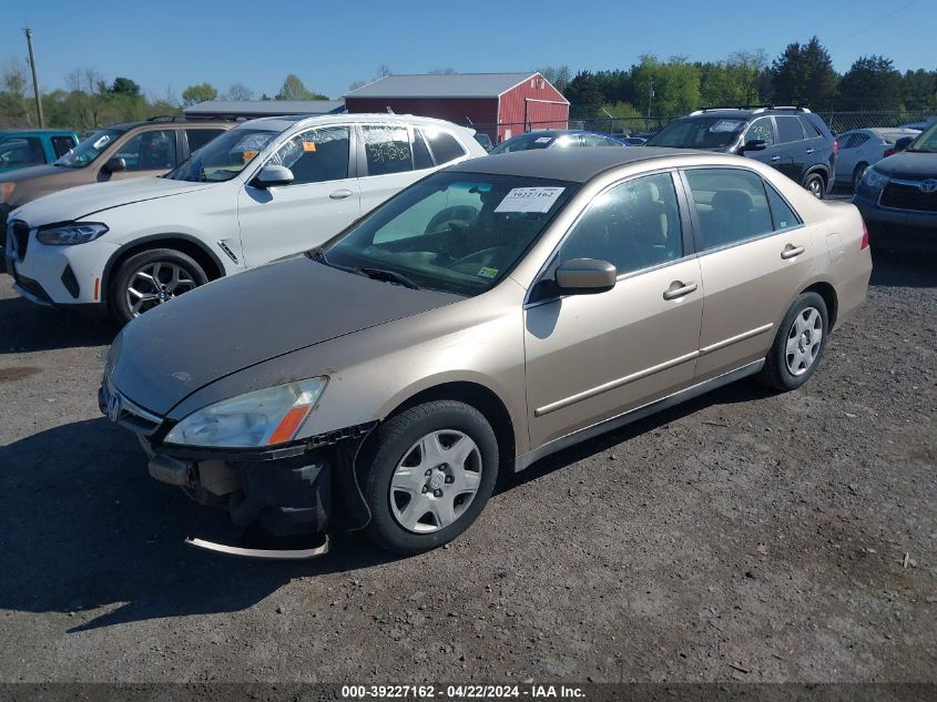 2006 Honda Accord 2.4 Lx VIN: 1HGCM56476A002034 Lot: 43273694