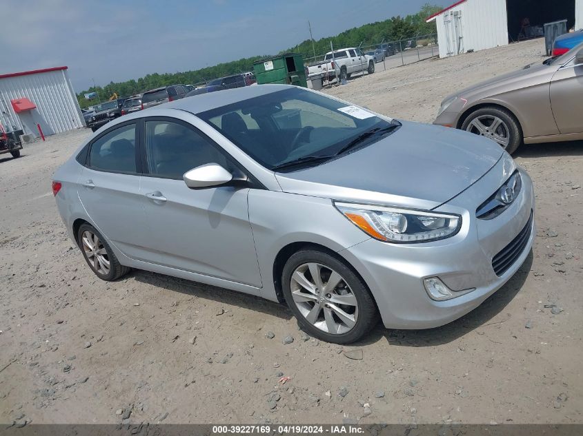 2014 Hyundai Accent Gls VIN: KMHCU4AE1EU776328 Lot: 39227169