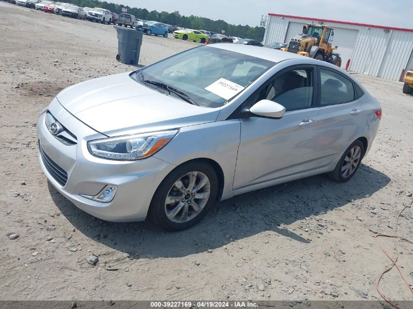 2014 Hyundai Accent Gls VIN: KMHCU4AE1EU776328 Lot: 39227169