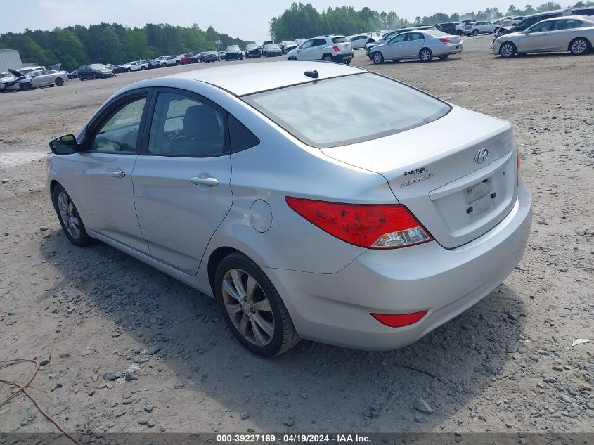 2014 Hyundai Accent Gls VIN: KMHCU4AE1EU776328 Lot: 39227169