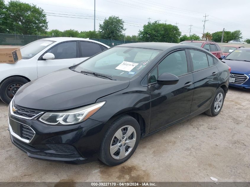 2018 Chevrolet Cruze Ls Auto VIN: 1G1BC5SM2J7139917 Lot: 39227170