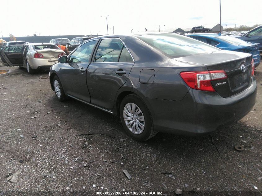 2014 Toyota Camry Hybrid Le VIN: 4T1BD1FK3EU116414 Lot: 39227200