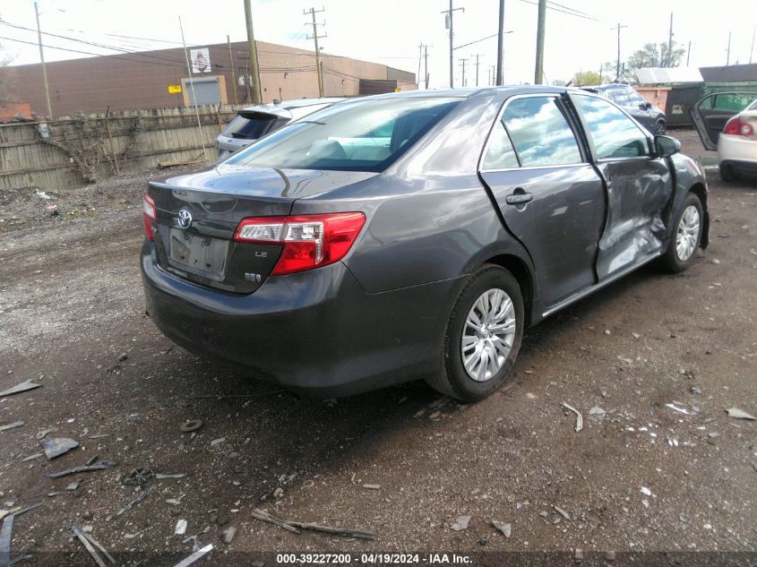 2014 Toyota Camry Hybrid Le VIN: 4T1BD1FK3EU116414 Lot: 39227200
