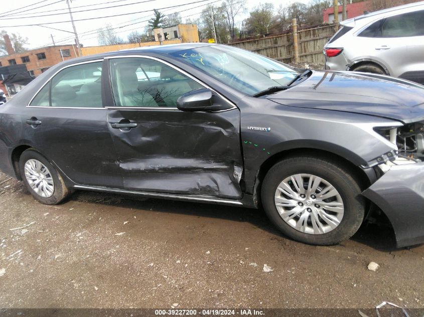 2014 Toyota Camry Hybrid Le VIN: 4T1BD1FK3EU116414 Lot: 39227200