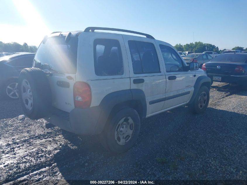 2004 Jeep Liberty Sport VIN: 1J4GK48K84W199110 Lot: 45019824