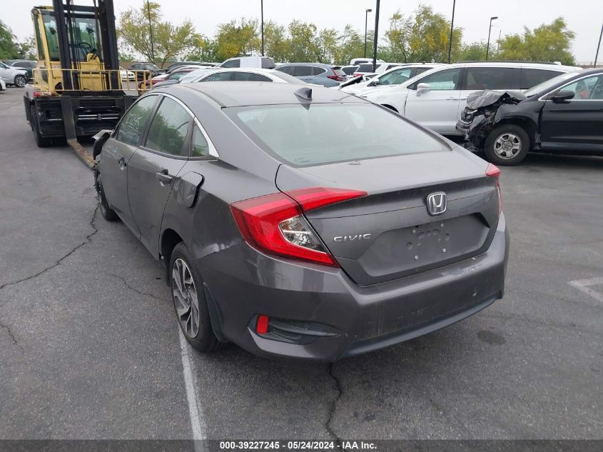 2018 Honda Civic Ex VIN: 2HGFC2F71JH552204 Lot: 39227245