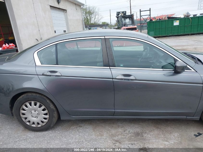 2009 Honda Accord 2.4 Lx VIN: 1HGCP26319A078382 Lot: 39227246